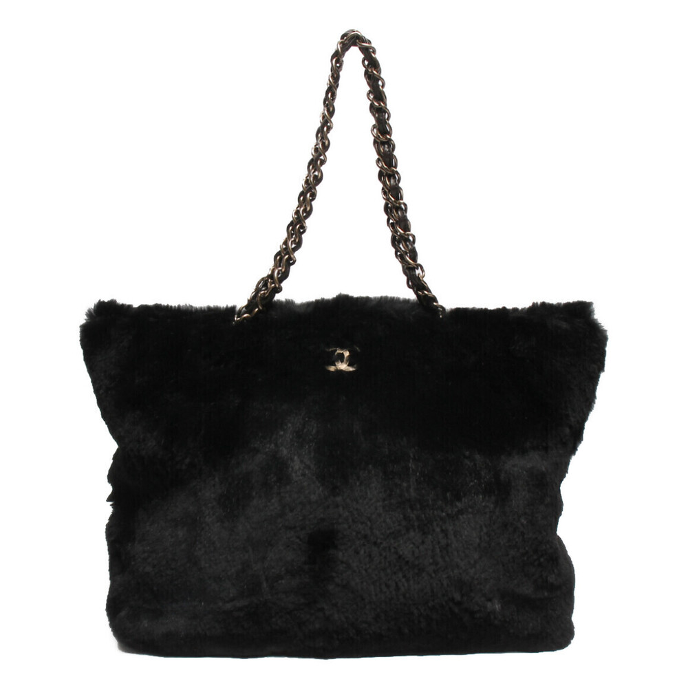 Chanel Chain Tote Fur Bag